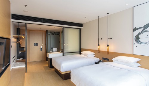 Premium-Zimmer, 2 Doppelbetten