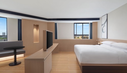 Premium-Zimmer, 1 King-Bett, Stadtblick