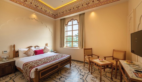 Premium-Zimmer, 1 Queen-Bett, Nichtraucher, ohne Fenster