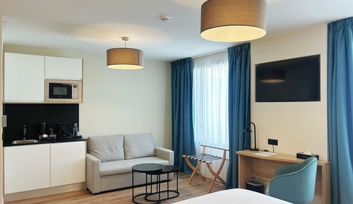 Suite, 1 Queen-Bett, Stadtblick