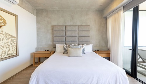 Deluxe-Apartment, 2 Schlafzimmer, Strandblick