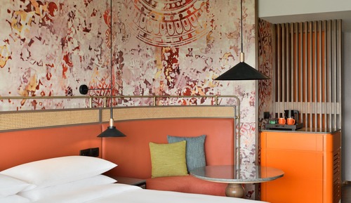 Zimmer, 1 King-Bett, Nichtraucher, Stadtblick (Balcony)