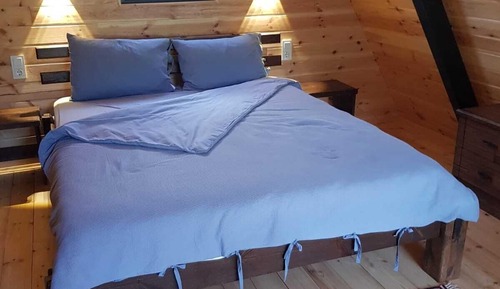 Luxury-Bungalow, 1 King-Bett und Schlafsofa, Whirlpool