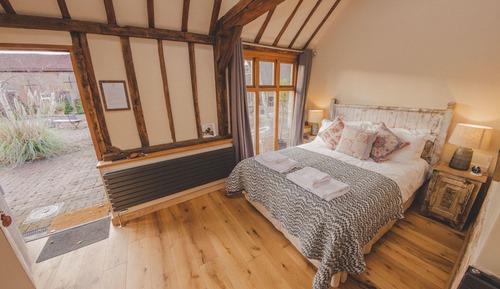 Standard-Doppelzimmer, Blick auf den Innenhof