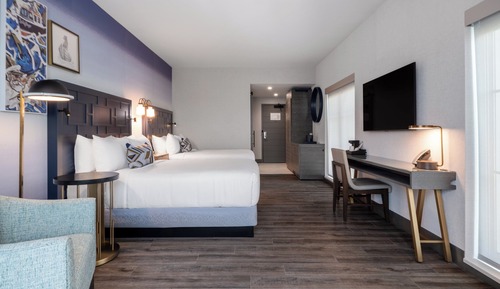 Premium-Zimmer, 2 Queen-Betten, Buchtblick, Eckzimmer