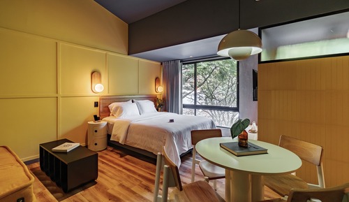 Superior-Apartment, 1 King-Bett und Schlafsofa, Küche