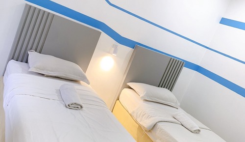 Panoramic-Doppel- oder -Zweibettzimmer, Mehrere Schlafzimmer, Nichtraucher, Stadtblick