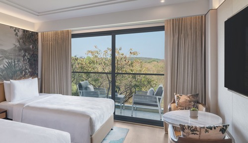 Luxury-Zimmer, 2 Einzelbetten, Nichtraucher (Balcony)