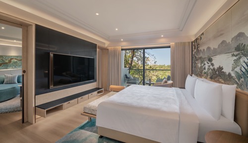 Luxury-Suite, 1 King-Bett, Nichtraucher, Gartenblick
