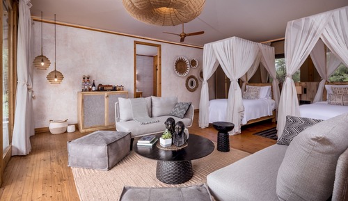 Deluxe-Suite, 2 Queen-Betten, Nichtraucher, Flussblick (Patio)