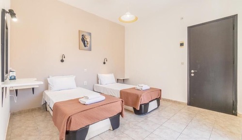 Zweibettzimmer, Balkon, Gartenblick
