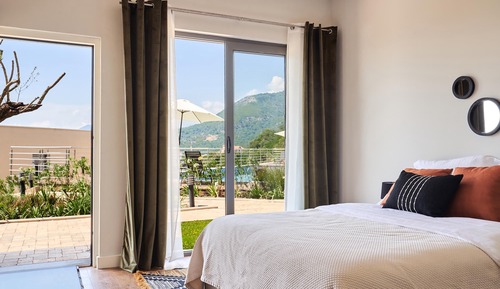 Basic-Apartment, Gartenblick