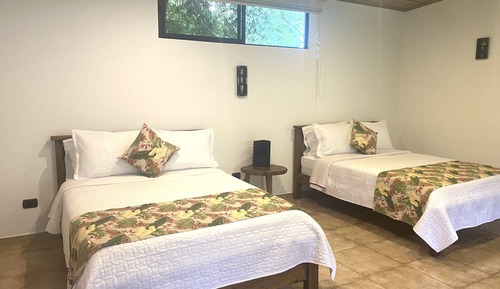 Standardzimmer, 2 Doppelbetten, Bergblick