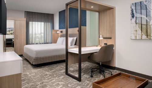 Suite, 1 King-Bett und Schlafsofa (Mobility Accessible, Roll-in Shower)