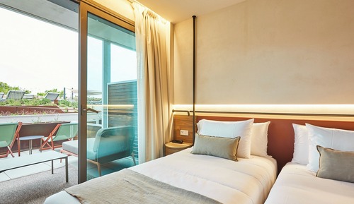 Standard-Doppelzimmer, Terrasse