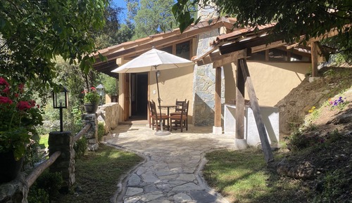 Familien-Ferienhütte, Balkon (Kalaffe)