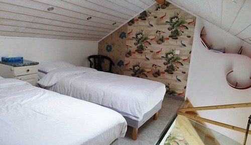 Basic-Doppel- oder -Zweibettzimmer, 2 Einzelbetten, Nichtraucher, Kühlschrank