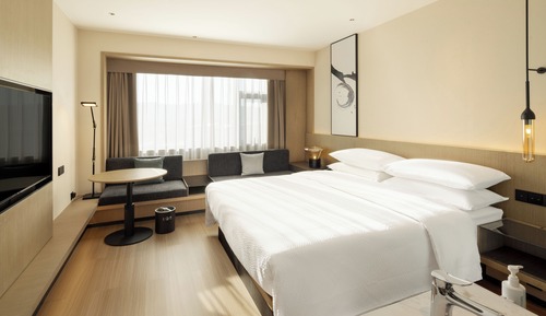 Superior-Zimmer, 1 King-Bett, Stadtblick