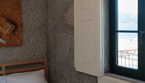 Classic-Doppelzimmer, 2 Doppelbetten, Flussblick
