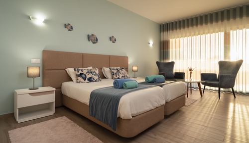 Deluxe-Zimmer, 1 Schlafzimmer, Terrasse, Meerblick