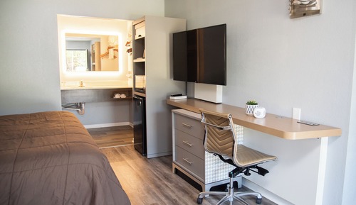 Basic-Studiosuite, 1 Schlafzimmer, Nichtraucher, Kühlschrank und Mikrowelle