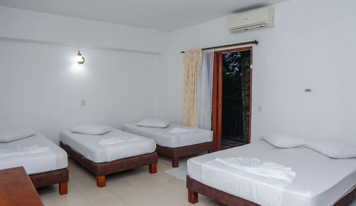 Familienzimmer, Gartenblick