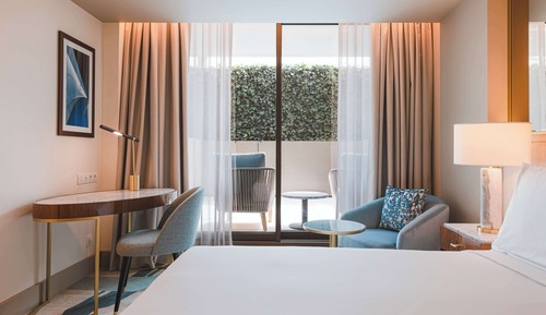 Zimmer, 1 King-Bett, Terrasse