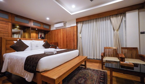 Deluxe-Zimmer, 1 Schlafzimmer, Nichtraucher, Bergblick
