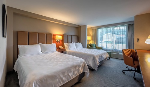 Standardzimmer, 2 Doppelbetten, Stadtblick