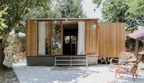 Design-Ferienhütte