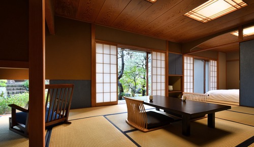 Traditional-Zimmer, Nichtraucher, Blick auf den Innenhof (Japanese Style Twin Bed Room w/ Onsen)