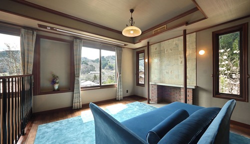 Villa, Mehrere Betten, Nichtraucher, zum Innenhof hin (Three Private Onsen)