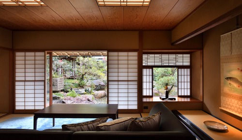 Zimmer, 1 King-Bett, Nichtraucher (Double Room with Outside Onsen)