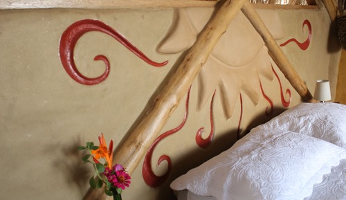 Familien-Ferienhütte, mit Bad, Bergblick