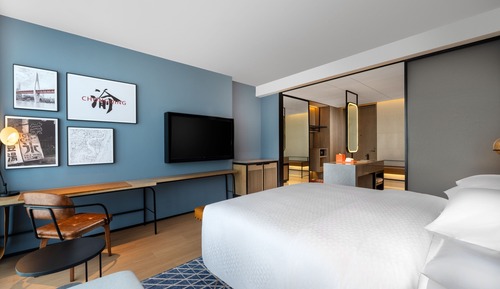 Deluxe-Zimmer, 1 King-Bett, Stadtblick