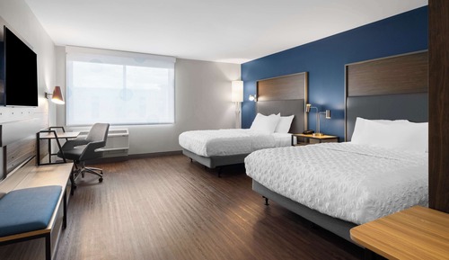 Zimmer, 2 Queen-Betten, barrierefrei, Badewanne (Mobility & Hearing)