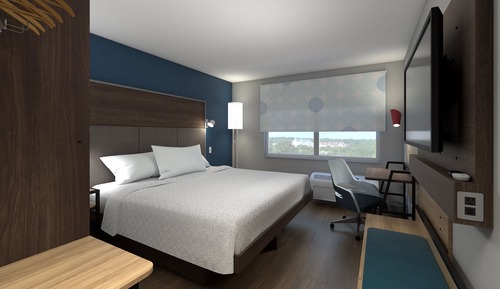 Zimmer, 1 King-Bett, barrierefrei (Roll-In Shower)