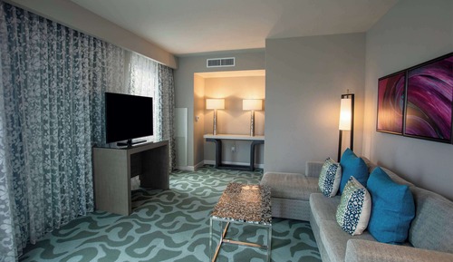 Deluxe-Suite, 1 King-Bett, Nichtraucher (Plaza View)