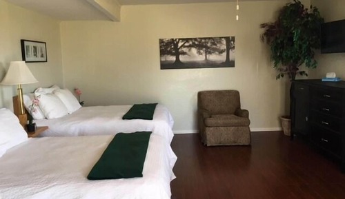 Deluxe-Doppelzimmer, 2 Doppelbetten, Bergblick