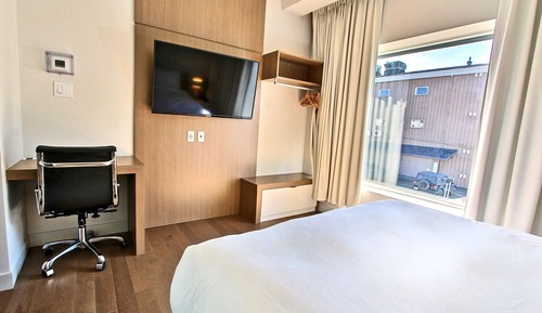 Studio, 1 Queen-Bett und Schlafsofa, Kochnische