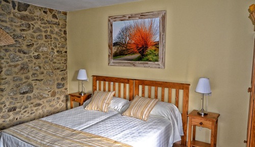 Zweibettzimmer, 2 Einzelbetten, Bergblick