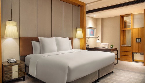 Superior-Zimmer, 1 King-Bett, Stadtblick