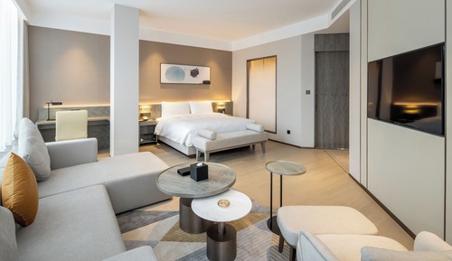 Zimmer, 1 King-Bett und Schlafsofa (Specialty Garden)