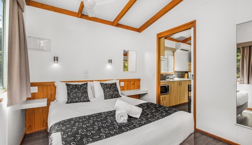 Ferienhütte, 2 Schlafzimmer, barrierefrei, Bergblick
