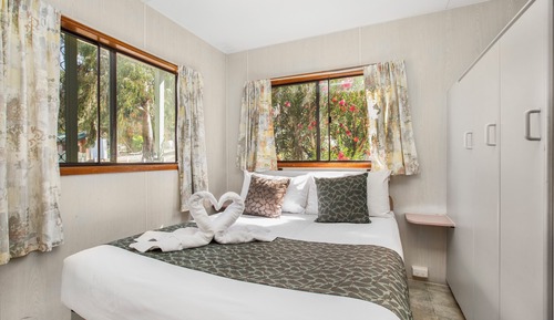 Basic-Ferienhütte, 2 Schlafzimmer, Bergblick