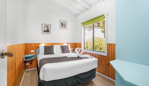 Deluxe-Ferienhütte, 2 Schlafzimmer, Balkon, Bergblick