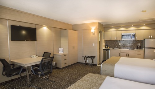 Studio, 2 Queen-Betten, Küche