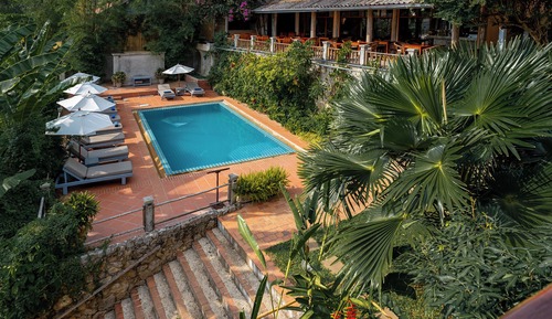 Deluxe-Doppel- oder -Zweibettzimmer, Gartenblick