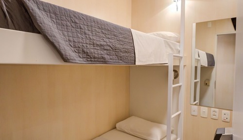 Comfort-Zweibettzimmer, Gemeinschaftsbad (domestic arrivals)