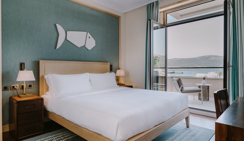 Classic-Zimmer, 1 King-Bett, Balkon, Meerblick